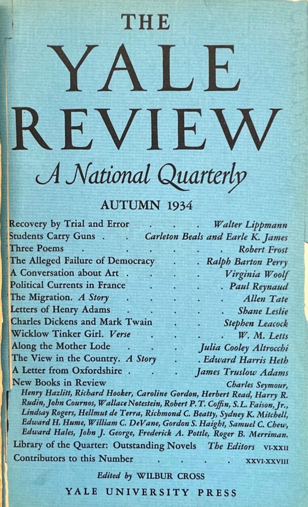 Autumn 1934 cover image