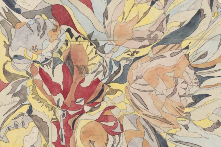 Theo Colenbrander, Flower Market, 1917. Courtesy Rijksmuseum, Amsterdam.