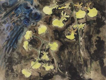 Gerrit Willem Dijsselhof, Wall Panel with Orchids, c. 1892. Courtesy Rijksmuseum, Amsterdam.