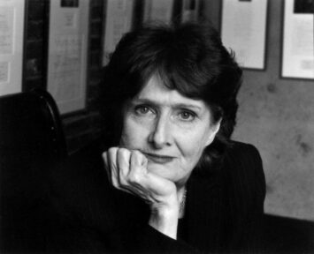 A portrait of Irish poet Eavan Boland