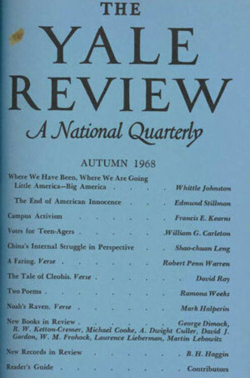 Autumn 1968 cover image