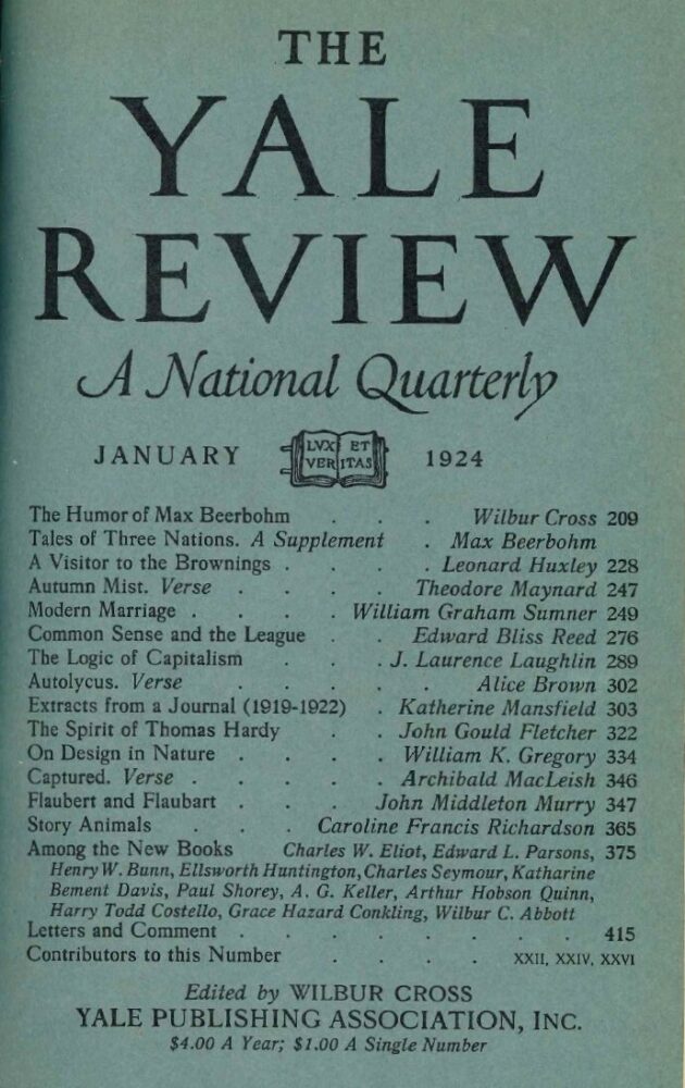 January 1924 cover image