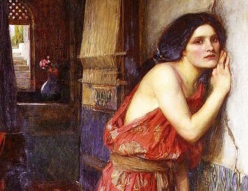 John William Waterhouse, Thisbe (detail), 1909