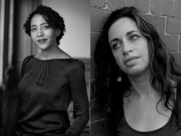 Photo of Namwali Serpell on left; photo of Maria Tumarkin on right