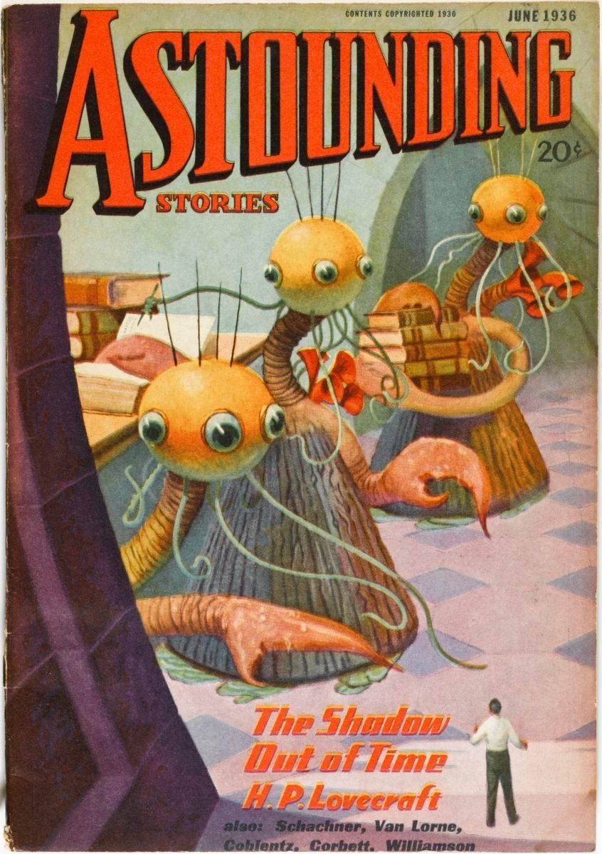Astounding Stories, The Shadow Out of Time by H.P. Lovecraft, June 1936