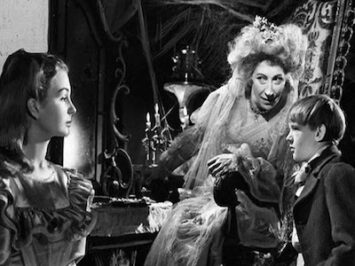 A movie still of Great Expectations, 1946.