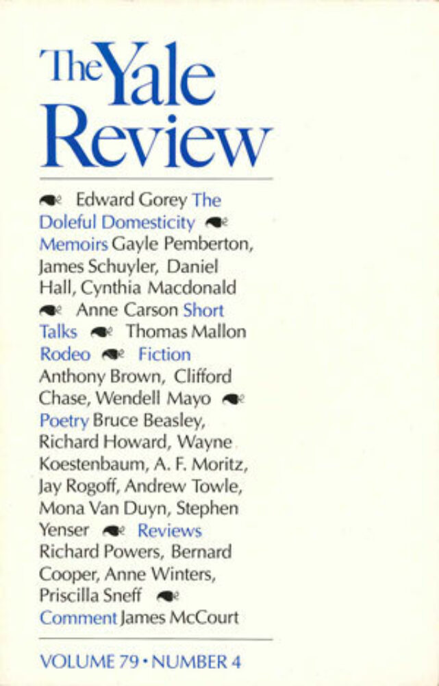 Summer 1991 cover image