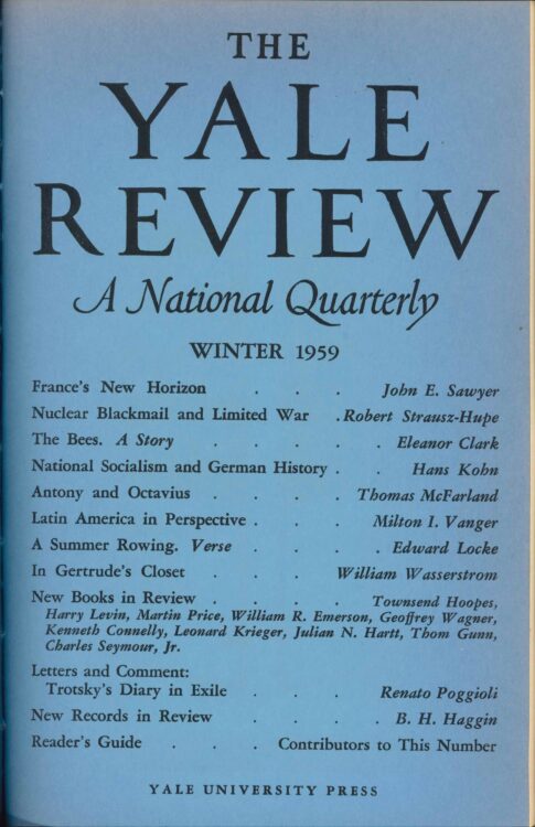 Winter 1959 cover image
