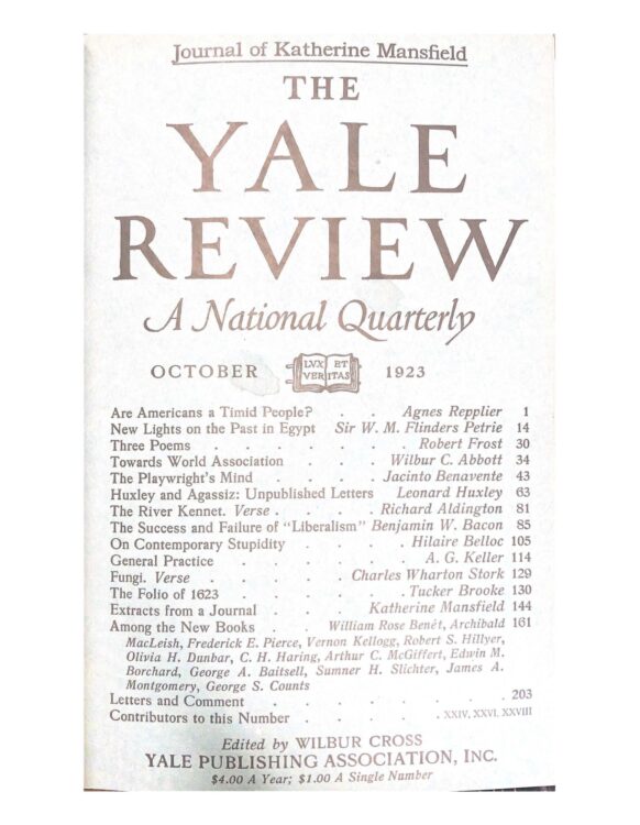 October 1923 cover image