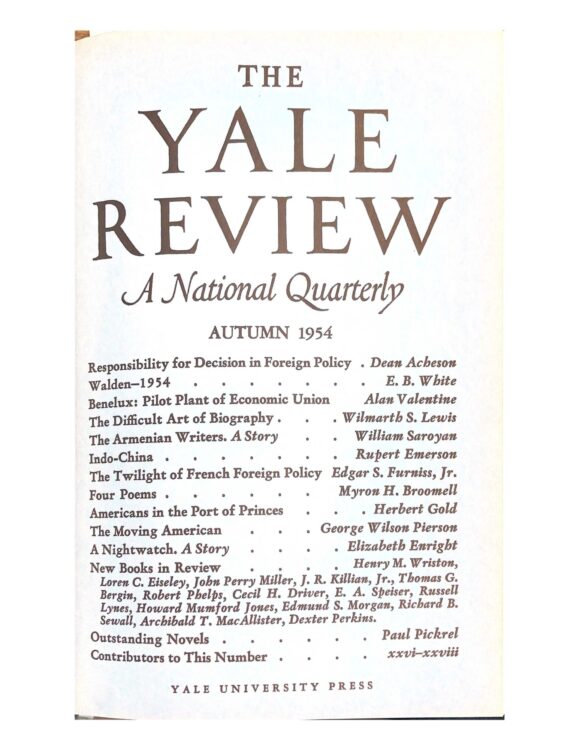 Autumn 1954 cover image