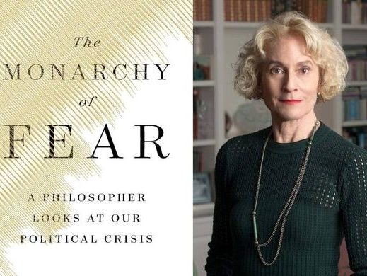 Photo of book cover with author Martha Nussbaum