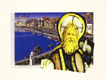 John Ashbery, Samos, collage, 2010. © Estate of John Ashbery. Courtesy Tibor de Nagy Gallery, New York.