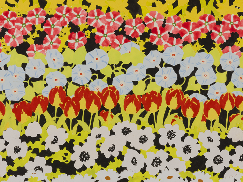 Joe Brainard, Garden IV. Courtesy of Kasmin Gallery and Eric Brown Art Group.