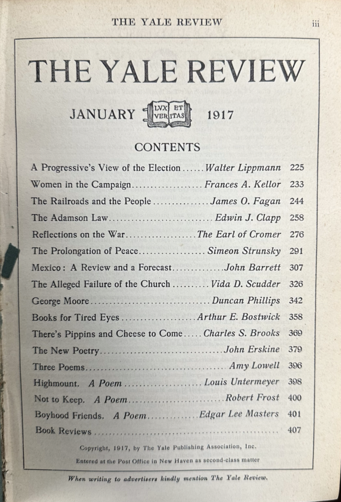 January 1917 cover image