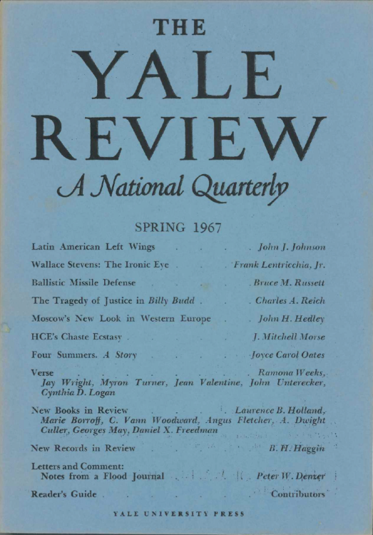 Spring 1967 cover image