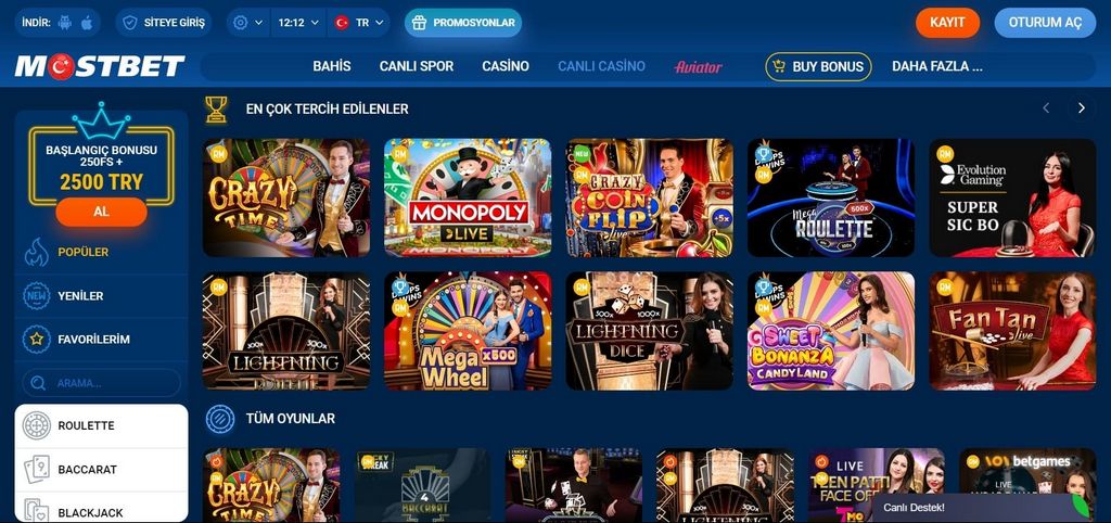 Mostbet Polska – strona z zakładami sportowymi i kasynem Mostbet.pl